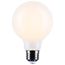 6W G25 LED, Medium Base, White Finish, 3500K CCT, 120V (6 Pack)