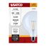 8W G40 LED, Medium Base, Clear, 2700K CCT, 120V (6 Pack)