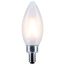 3W B11 LED, Candelabra Base, Frost Finish, 3000K CCT, 120V (6 Pack)
