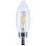 5.5W B11 LED, Candelabra Base, Clear, 5000K CCT, 120V, 10-pk