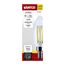 8W B11 LED, Candelabra Base, Candle-Tip, Clear, 3500K CCT, 120V (6 Pack)