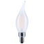 4W CA10 LED, Candelabra Base, Frost Finish, 3500K CCT, 120V (6 Pack)