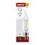 5.5W CA10 LED, Candelabra Base, Clear, 3500K CCT, 120V (6 Pack)