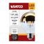 5.5W G25 LED, Medium Base, 2700K CCT, Gold Crown, 60W Replacement (6 Pack)