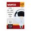 8W G40 LED, Medium Base, 2700K CCT, Silver Crown, 100W Replacement (6 Pack)