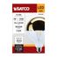 8W G40 LED, Medium Base, 2700K CCT, Gold Crown, 100W Replacement (6 Pack)