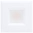 6W LED Downlight Retrofit, 4", CCT Selectable, Square, White Finish