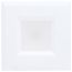 10W LED Downlight Retrofit, 5-6", CCT Selectable, Square, White Finish