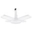 60W LED Multi-Beam Utility/Garage Lamp, 5000K Natural Light, White Finish, 120V