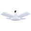60W LED Multi-Beam Utility/Garage Lamp, 5000K Natural Light, White Finish, 120V