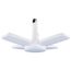 60W LED Multi-Beam Utility/Garage Lamp, 5000K Natural Light, White Finish, 120V