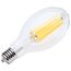 40W LED HID Replacement, ED37, 4000K, Extended Mogul Base, Clear, 120-277V