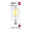 60/68/85Wage Selectable LED HID Replacement, ED37, 5000K, Mogul Extended Base, Clear, 120-277V