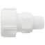 1/2" PVC GripLoc Compression Male Adapter w/ EPDM (White)