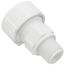 1/2" PVC GripLoc Compression Male Adapter w/ EPDM (White)