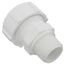 1" PVC GripLoc Compression Male Adapter w/ EPDM (White)