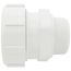 2" PVC GripLoc Compression Male Adapter w/ EPDM (White)