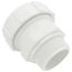 2" PVC GripLoc Compression Male Adapter w/ EPDM (White)