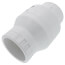 3" PVC Socket Utility Swing Check Valve (White)