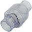 1" PVC Socket Utility Swing Check Valve (Clear)