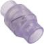 1-1/2" PVC Socket Utility Swing Check Valve (Clear)