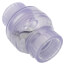 2" PVC Threaded Utility Swing Check Valve (Clear)