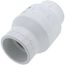 3" PVC Socket Utility Spring Check Valve (White)