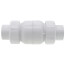 1" PVC Socket Utility Swing Check Valve (White)