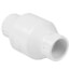 1/2" PVC Threaded Utility Spring Check Valve (Clear)