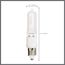 50 Watt Halogen Bulb T4 - Frosted - 2000 Average rated hours - 675 Lumens - Mini Candelabra base - 120 Volt (6 Pack)