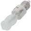 50 Watt Halogen Bulb T4 - Frosted - 2000 Average rated hours - 675 Lumens - Mini Candelabra base - 120 Volt (6 Pack)