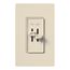 Skylark Dual Dimmer Switch and 3-Speed Fan Control, 300W Incand./Halogen and 1.5A Fan, No Light Almond
