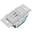 Skylark Dual Dimmer Switch and 3-Speed Fan Control, 300W Incandescent/Halogen and 1.5A Fan, No Neutral Required, S2-FSQH-WH, White