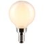3 Watt G16.5 LED Bulb - White - Candelabra base - 90 CRI - 2700K - 120 Volt (8 Pack)