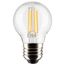 4 Watt G16.5 LED Bulb - Clear - Medium base - 90 CRI - 2700K - 120 Volt (6 Pack)
