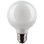 4.5 Watt G25 LED Bulb - White - Medium base - 90 CRI - 2700K - 120 Volt (5 Pack)