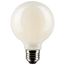 4.5 Watt G25 LED Bulb - White - Medium base - 90 CRI - 2700K - 120 Volt (5 Pack)