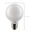4.5 Watt G25 LED Bulb - White - Medium base - 90 CRI - 2700K - 120 Volt (5 Pack)