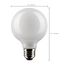 4.5 Watt G25 LED Bulb - White - Medium base - 90 CRI - 2700K - 120 Volt (6 Pack)