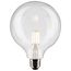 6 Watt G40 LED Bulb - Clear - Medium base - 90 CRI - 2700K - 120 Volt (4 Pack)