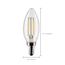 3 Watt B11 LED Bulb - Clear - Candelabra base - 90 CRI - 2700K - 120 Volt (8 Pack)
