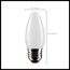 3 Watt B11 LED Bulb - Frost - Medium base - 90 CRI - 2700K - 120 Volt (8 Pack)
