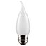 3 Watt CA10 LED Bulb - Frost - Medium base - 90 CRI - 2700K - 120 Volt (8 Pack)