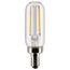 2.8 Watt T6 LED Bulb - Clear - Candelabra base - 90 CRI - 2700K - 120 Volt (8 Pack)