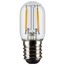 3 Watt T6.5 LED Bulb - Clear - Intermediate base - 90 CRI - 2700K (8 Pack)