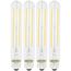 8 Watt T9 LED Bulb - Clear - Medium base - 90 CRI - 2700K - 120 Volt (6 Pack)