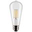 5 Watt ST19 LED Bulb - Clear - Medium base - 90 CRI - 2700K - 120 Volt (5 Pack)