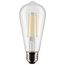 8 Watt ST19 LED Bulb - Clear - Medium base - 90 CRI - 4000K - 120 Volt (5 Pack)