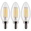4 Watt B11 LED Bulb - Clear - Candelabra base - 90 CRI - 2700K - 120 Volt (9 Pack)