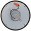 13.5 watt 7" Flush Mount LED Fixture 3000K Round Shape Polished Chrome Finish 120 volts